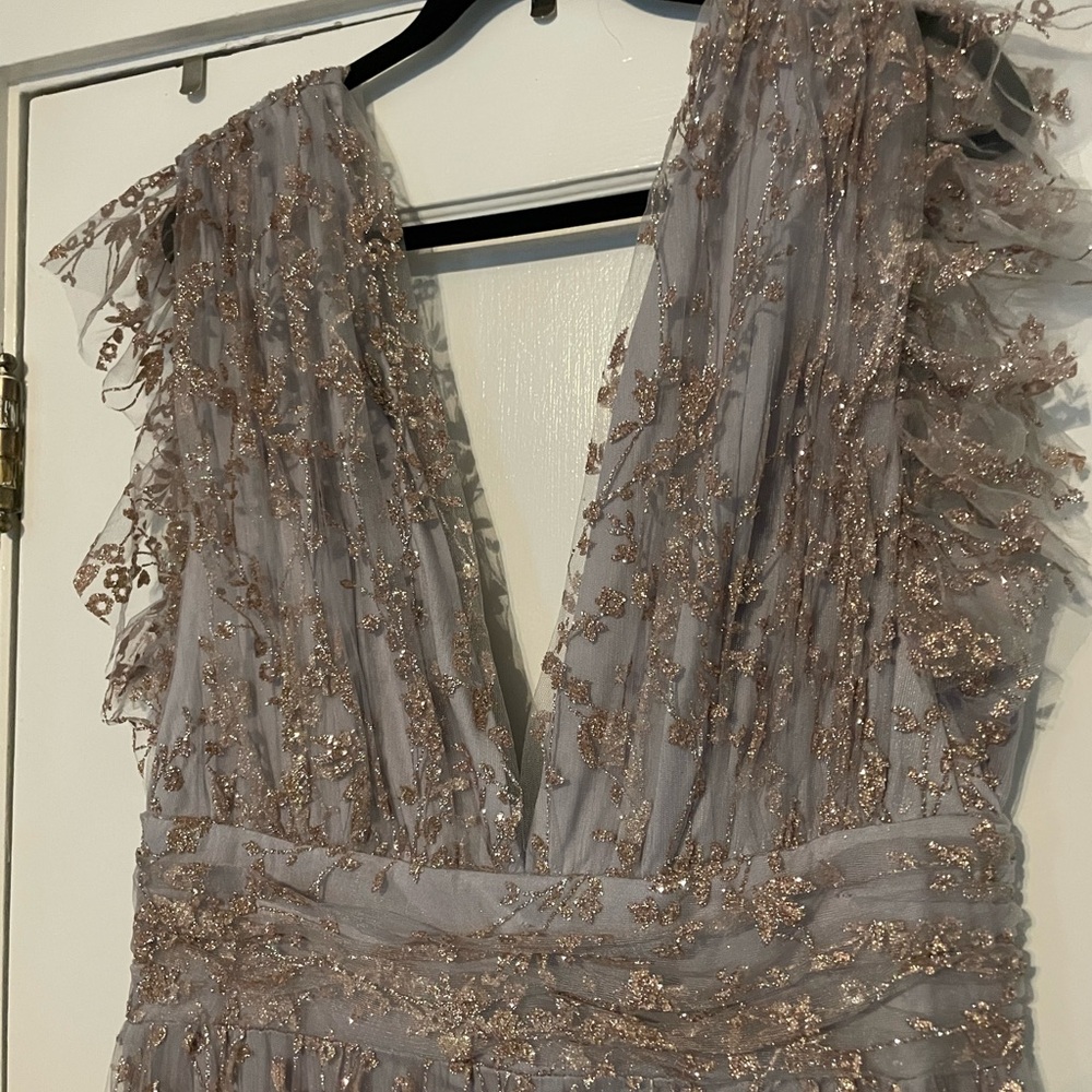 Baltic Born Lavender Maxi Dress with Rose Gold Embroidery - Picture 7 of 11